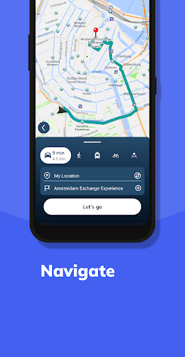 MapMetrics Web3 Offline Navi Screen 2