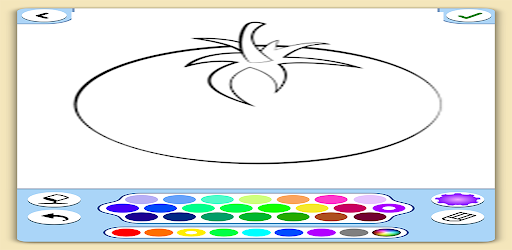 Sweet Fruit Coloring Book