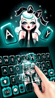 screenshot of Sexy Girl Keyboard Theme