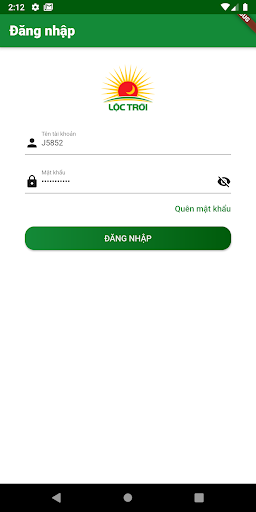 Android application LTG Lương Thực - NV screenshort