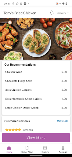 Tonys Fried Chicken Screen 2