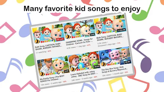 Kid songs and Nursery Rhymes v