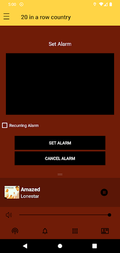 Android application 96.5 the Wolf screenshort