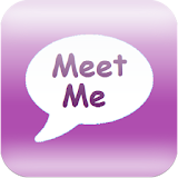 Messenger chat and MeetMe talk icon
