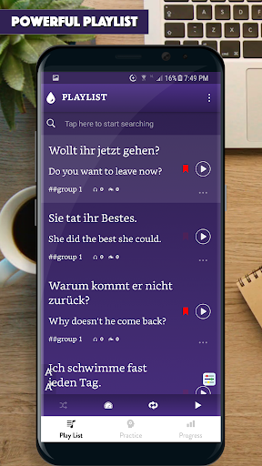 Screenshot of German Sentence Master 3