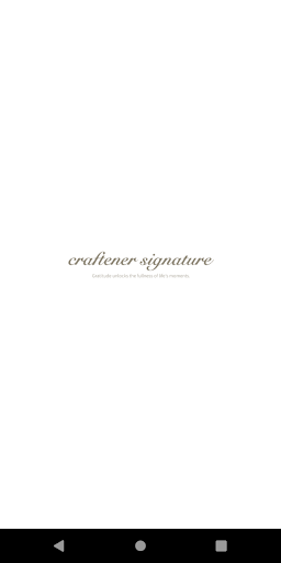 Android application Craftener Signature screenshort
