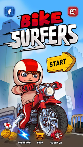 Android application Bike Surfers: Bike racing game screenshort