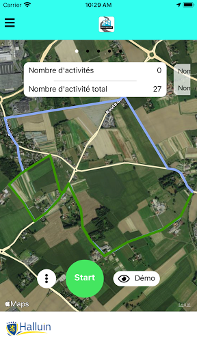 Android application Trace Challenge screenshort