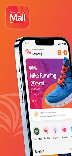 Android application Summarecon Mall screenshort