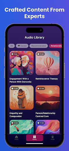 DementiaCare - App for Carers Screen 3