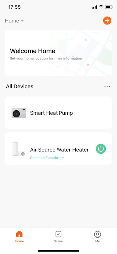 Comfort Home Screen 2