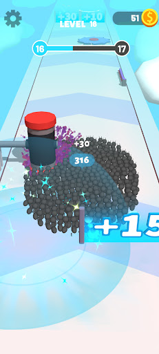 Android application Ants Runner:crowd count screenshort