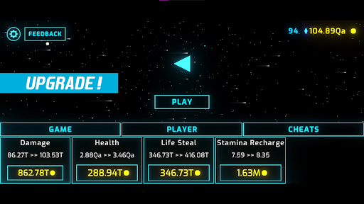 Dashing Game Screen 2