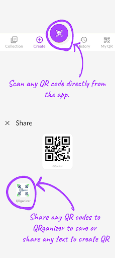 QRganizer - Scan & Manage QR Screen 2