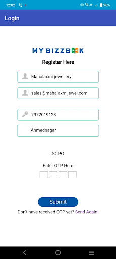 Mybizzbook Screen 3