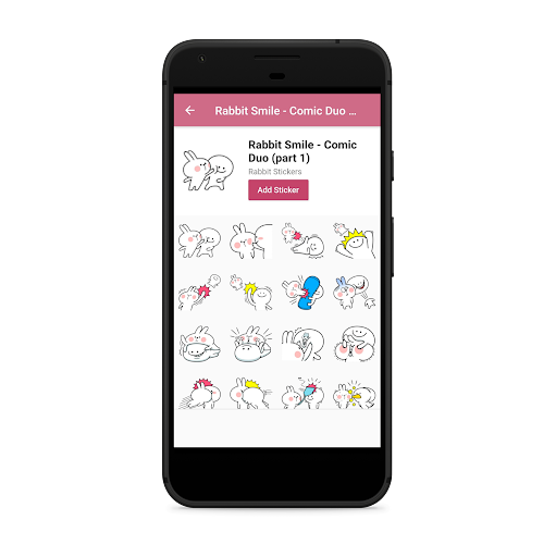 WAStickerApps Rabbit Stickers Screen 2