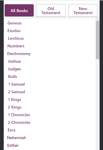 Simple Bible (KJV, NIV, NLT) Screenshot
