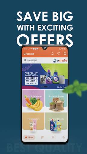 Android application Grocrate : Online Grocery App screenshort