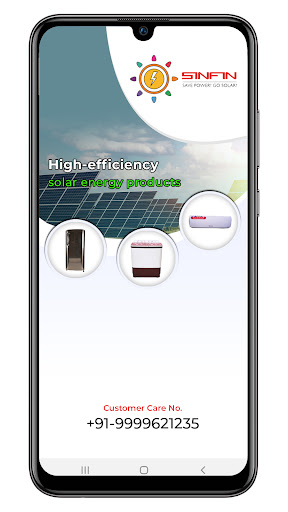Android application SINFIN Care screenshort