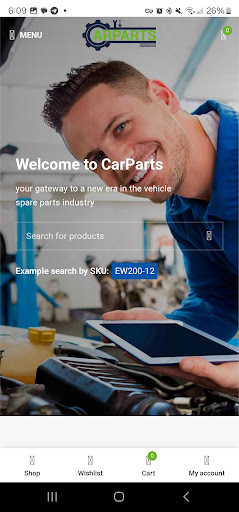 Carparts Screen 2