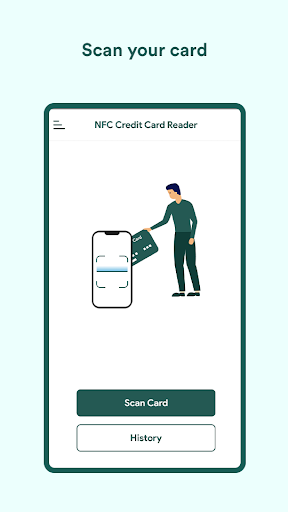 NFC : Credit Card Reader Screen 2