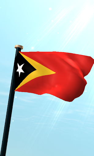 Android application Timor-Leste Flag 3D Wallpaper screenshort