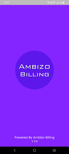 Android application Ambizo Billing screenshort