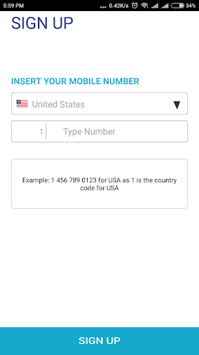 Android application SMART300 screenshort