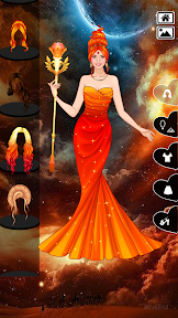 Element Princess dress up game screenshot
