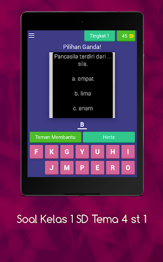 Soal Kelas 1 SD Tema 4 st 1