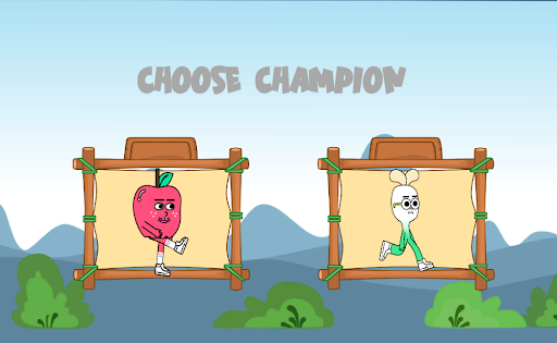 apple and onion running game 4.4 screenshots 1