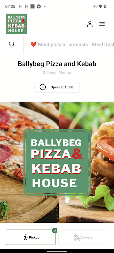 Android application Ballybeg Pizza & Kebab House screenshort