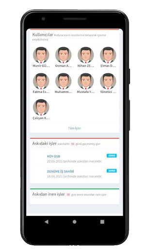 DATRA - İş Takip Screen 3