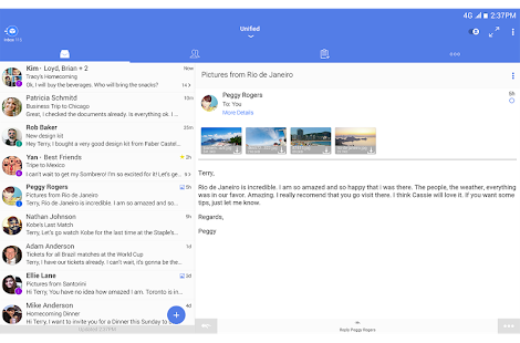 TypeApp mail - email app Schermata