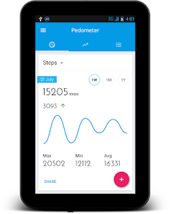 Pedometer and Step Counter for Walking and Running  Screenshots 7
