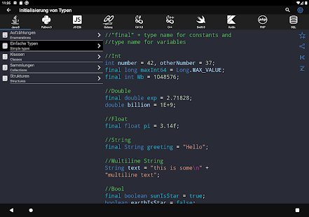 Code Recipes Capture d'écran