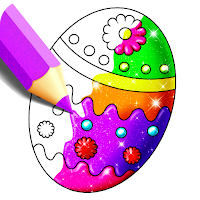 Easter Eggs Coloring Book