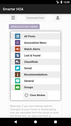 Android application Smarter HOA screenshort