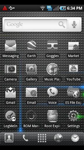 Android application ADWTheme Faded screenshort