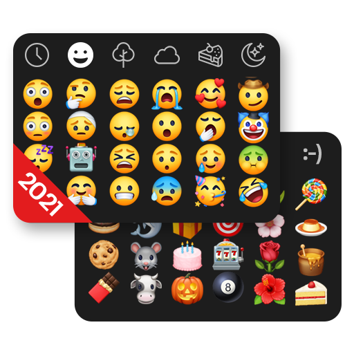 Teclado Emoji Temas: Fontes
