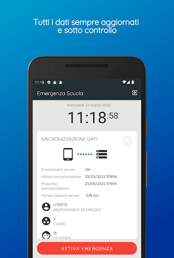 Android application Emergenza Scuola screenshort