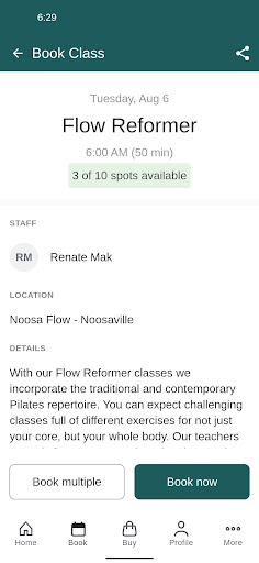 Noosa Flow Screen 3