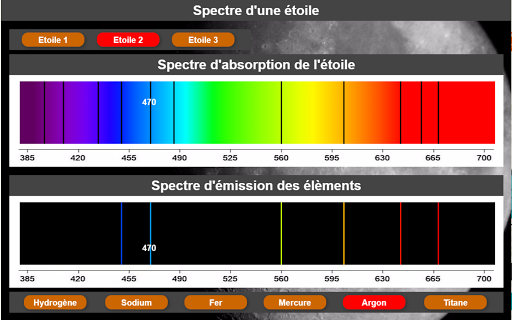 Spectre dune étoile Screen 2