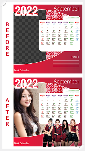 Twibbon Calendar 2022