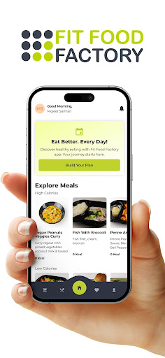 Android application Fit Food Factory screenshort