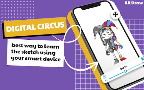 Draw AR : Digital Circus Pom