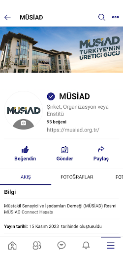 Android application MUSIAD Connect screenshort