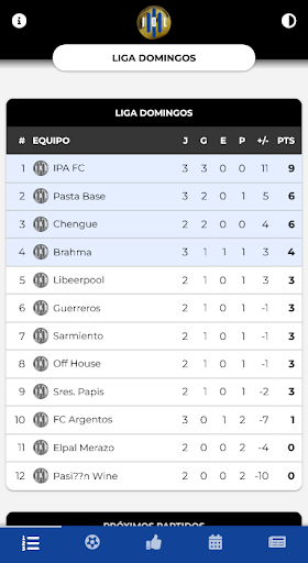 Android application Iol deportivo screenshort