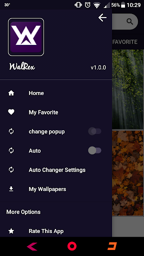 Android application Walrex hd wallpapers screenshort