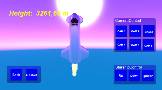 Starship 3D Landing Simulation 7.0 APK screenshots 1